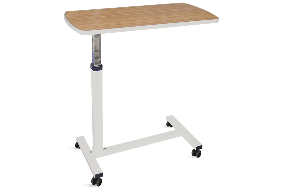 SKH042 Hospital Bed Table with Wheels