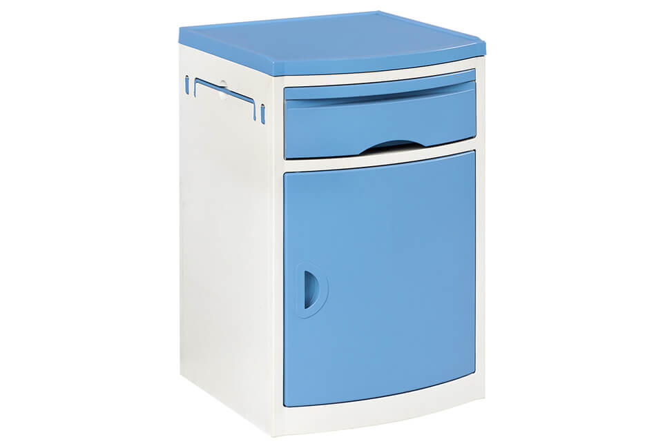 SKS002 Hospital Bedside Table With Drawers