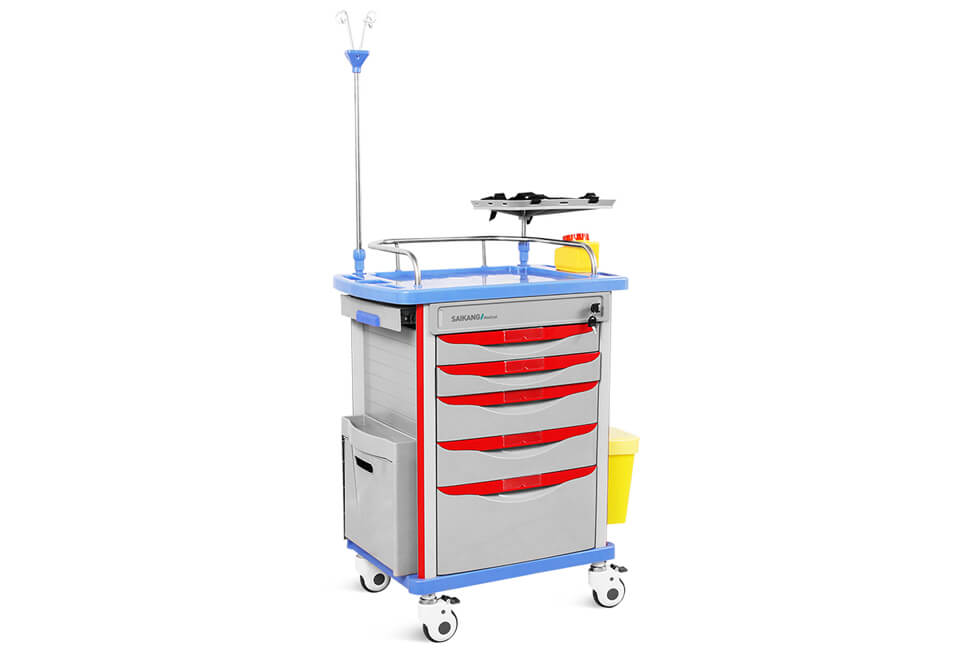 SKR054-ET Emergency Trolley Equipment in Hospital